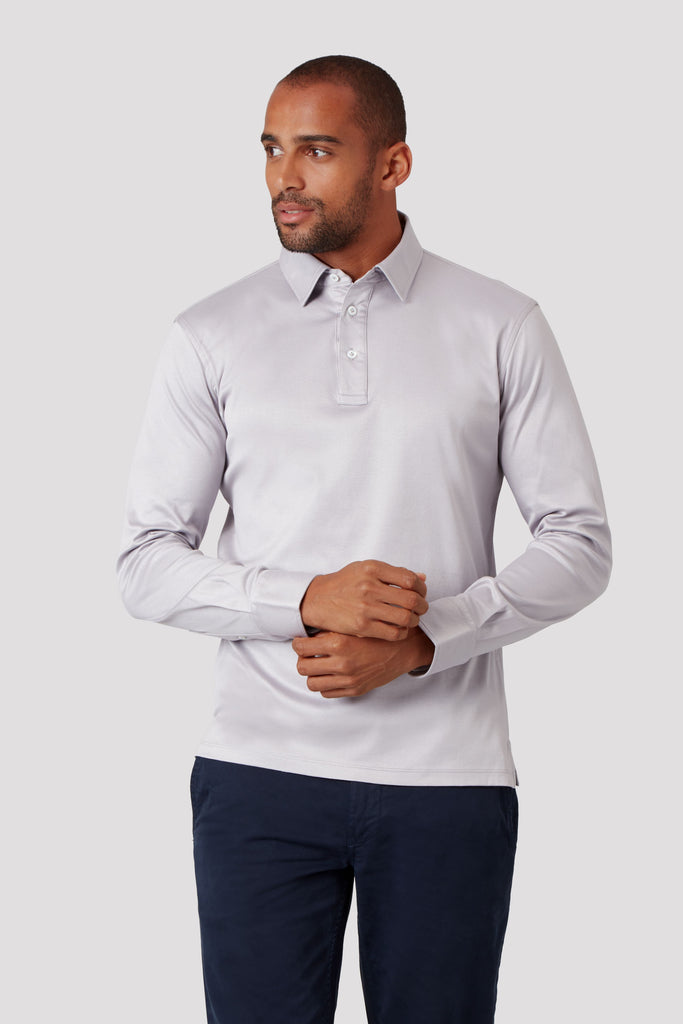 Luxury Long Sleeve Polo Shirts