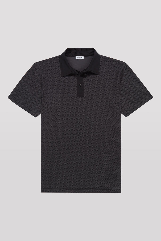Flatlay of men's Limited Edition Pirate Black polo shirt