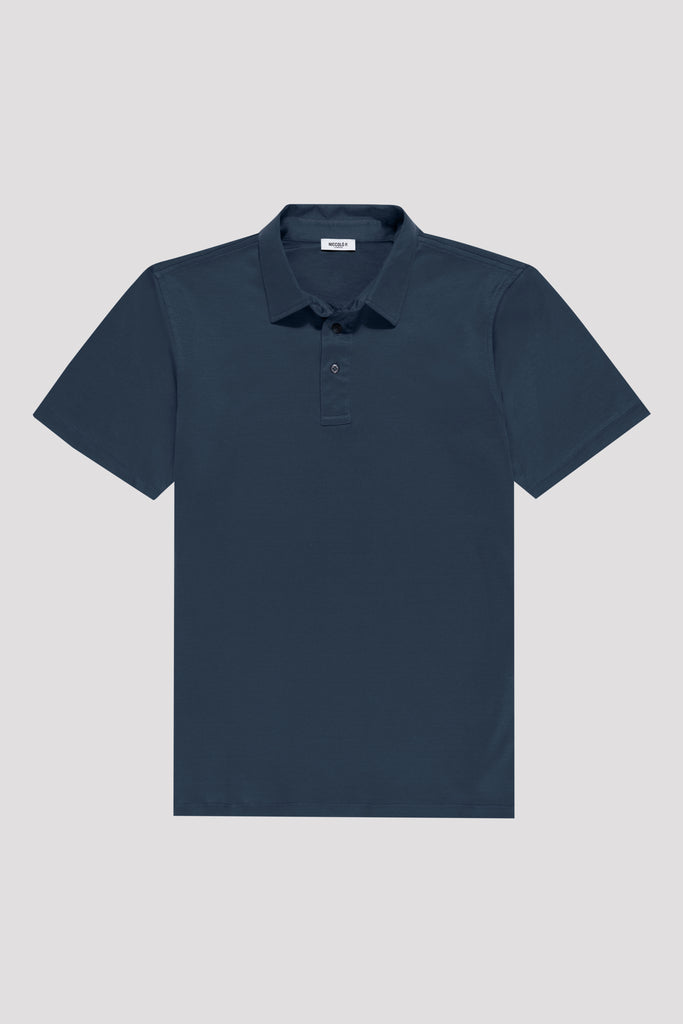 Polo Shirt - Egyptian Cotton - Slate Grey | Niccolò P.